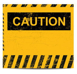 Caution banner
