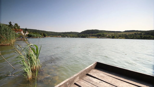 lake with pier