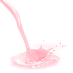 strawberry milk splash