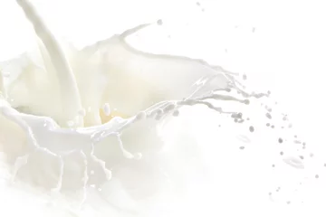 Papier Peint photo Milk-shake éclaboussures de lait