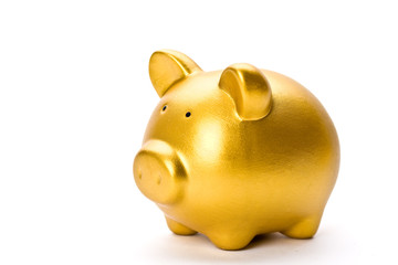 Closeup of piggy bank