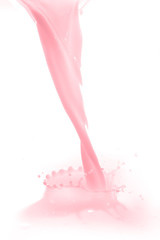 strawberry milk splash