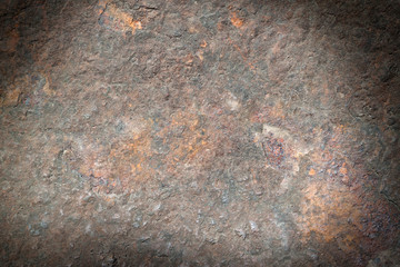 Rust Fungus Sheet metal surface