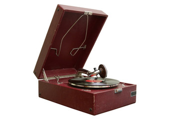 Патефон с грампластинкой
