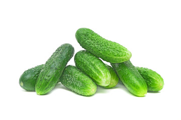 cucumber on white background