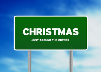 Christmas Highway Sign