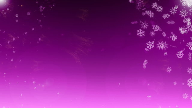 Snowflake happy new year purple colorfull3