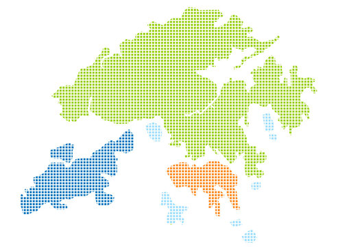 Map of Hong Kong - Colour check