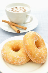 Donuts and coffee