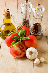 Italian main Ingredients for cooking