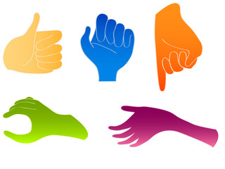 Different kind of hands