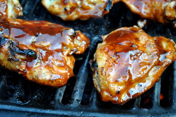 Grilling Delicious Chicken