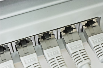 Ethernet RJ 45 Patchpanel Netzwerkverkabelung
