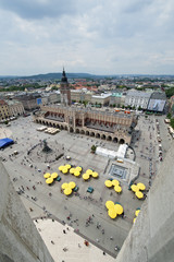 Naklejka premium Old Town in Krakow, Poland