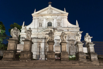 Fototapeta Facade of baroque Church St Peter and St Paul in Krakow obraz