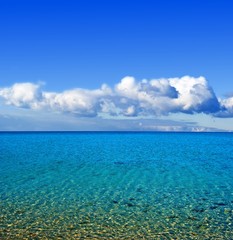 Fototapeta na wymiar emerald sea panorama