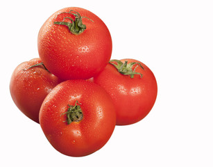 four tomatoes