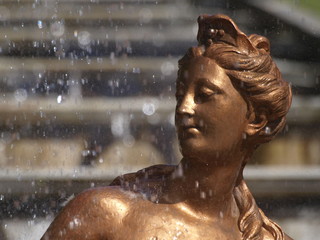 Fuente en la Granja de San Ildefonso