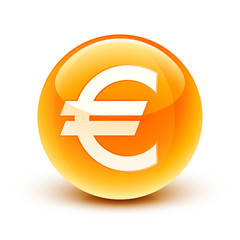 icône euro argent finance / euro icon