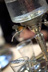 Absinthe, alcool, alcoolisme, verre, fontaine, décanteur, verre