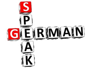 3D Speak German Crossword