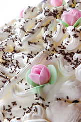 cream and chocolate cake - torta al cioccolato e panna