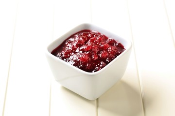 Cranberry sauce