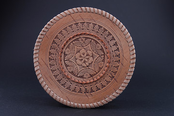 Casket with a pattern