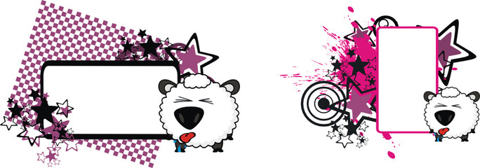 sheep ball cartoon copyspace5