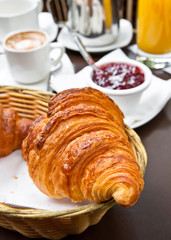 Breakfast with coffee