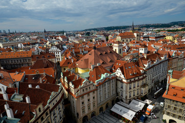 Naklejka na ściany i meble Les maisons de Prague