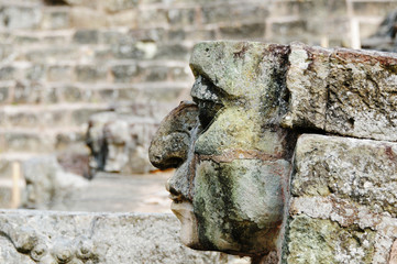 Fototapeta na wymiar Copan w Hondurasie Park Archeologiczny