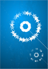 Blue Christmas background