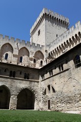 Palace of the popes, Avignon, France