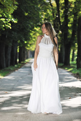 beautiful bride outdoor