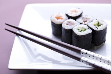 Fototapeta premium Sushi close up