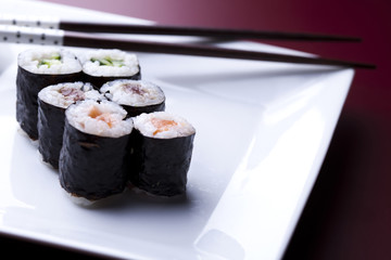 Sushi close up