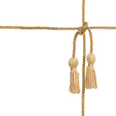 Gold rope with tassel