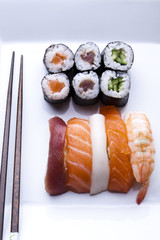 Collection of sushi
