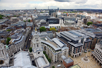 London from St Paul's Cathedral, UK