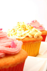 3 cupcakes
