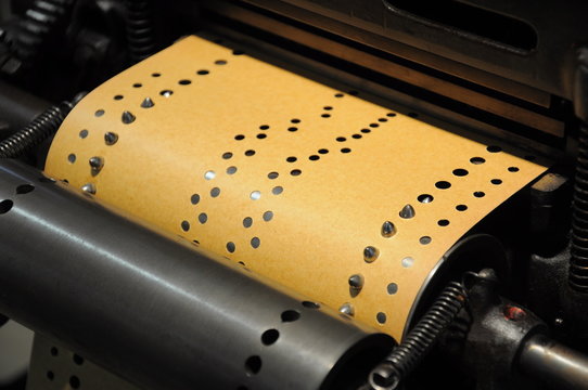 Lochbandsteuerung - Textilmaschine