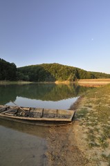 Obraz premium Dawn on the lake