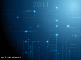 Blue technology background