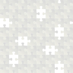 Abstract vector grey seamless puzzle background
