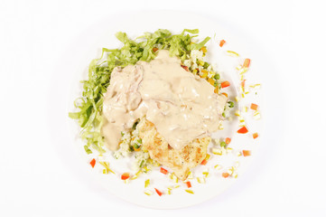 Grilled chicken with soya sauce