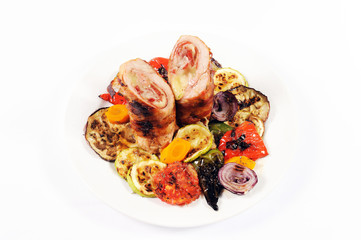 Grilled pork chops