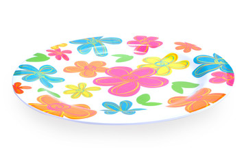 colorful plate