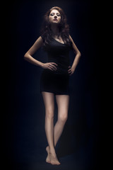 Naklejka premium beautiful woman portrait