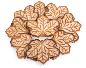 Cookies isolated on the white background